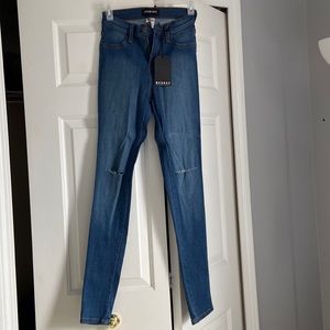 Light washed colored jeans